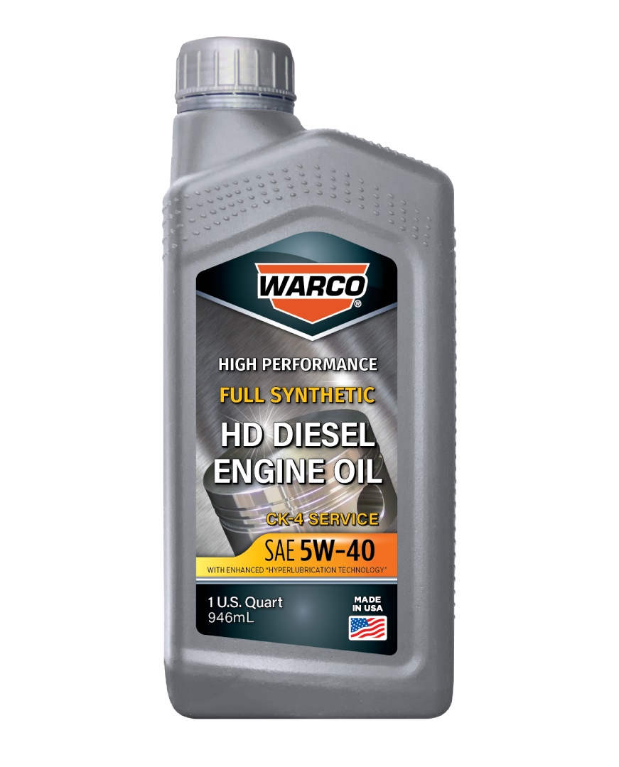 WARCO Full Synthetic SAE 5W-40 HD Motor Oil